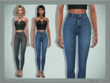 Sims 4 Teen Clothes Mod: MAI Jeans. (Featured)