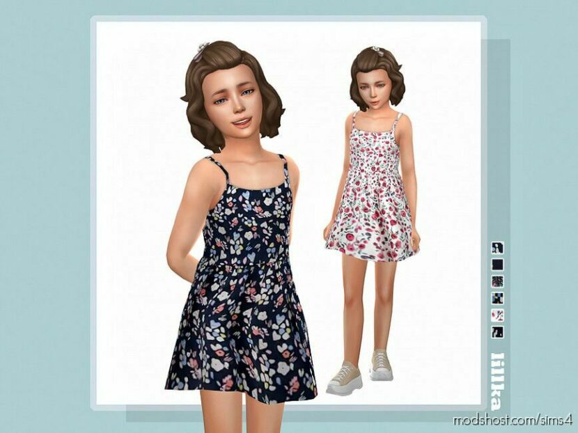 Sims 4 Dress Clothes Mod: Dora Dress (Featured)