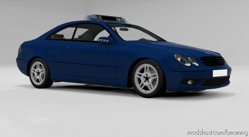 BeamNG Mercedes-Benz Car Mod: CLK 55 AMG V1.1 0.29 (Featured)