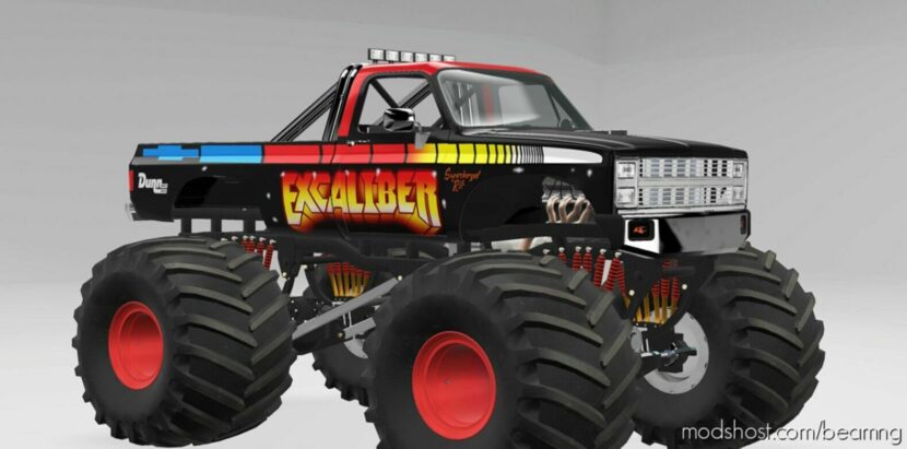 BeamNG Car Mod: Leafer Monster Truck (Featured)