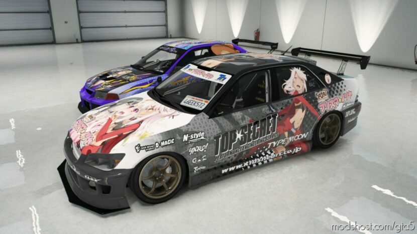 GTA 5 Lexus Paint Mod: IS300 Fate/Kaleid Liner (Featured)