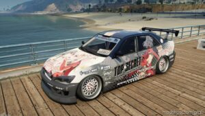 GTA 5 Lexus Paint Mod: IS300 Fate/Kaleid Liner (Image #4)