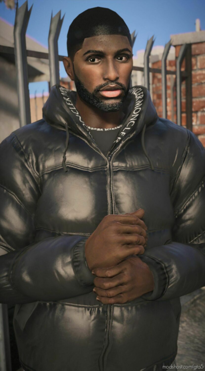 GTA 5 Player Mod: Derrick Face Texture (Featured)