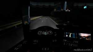 ETS2 Headlights Part Mod: Enhanced Headlight Brightness For ALL Truck (Image #2)