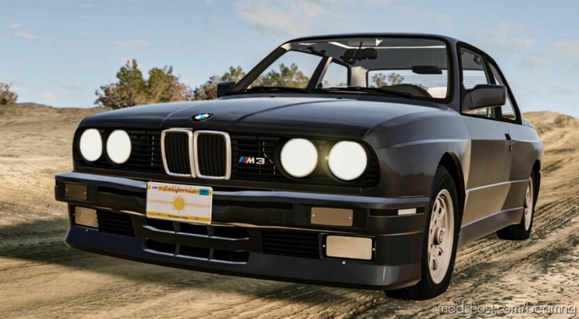 BeamNG BMW Car Mod: 3 Series (E30) M3 V1.1 (Featured)