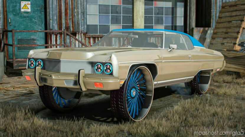 GTA 5 Chevrolet Vehicle Mod: Impala SRT 1973 Donk (Featured)