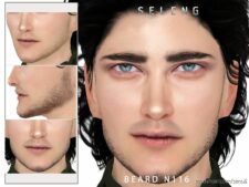 Sims 4 Male Hair Mod: Beard N116 (Featured)