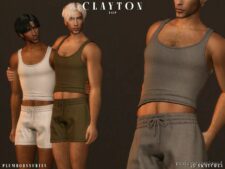 Sims 4 Adult Clothes Mod: Clayton SET (Featured)