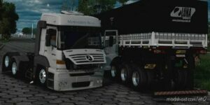 ETS2 Brazil Truck Mod: MB 1944S + Luna 4 Eixo Curririamods (Featured)