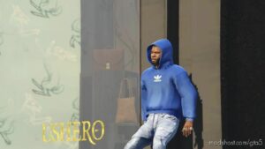 GTA 5 Player Mod: Adidas Hoodie 3 Color For Franklin (Image #2)