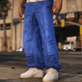 GTA 5 Player Mod: Nike Fleece Pant X Stussy (Image #4)