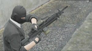 GTA 5 Weapon Mod: MWR M249 Animated (Image #4)