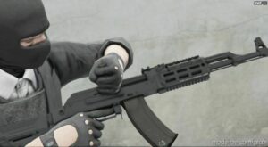 GTA 5 Weapon Mod: MW 2019 Tactical AK-47 Animated (Image #5)