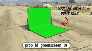 GTA 5 Mod: Green Screen Mod V2.0 (Image #4)