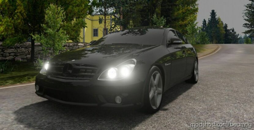 BeamNG Mercedes-Benz Car Mod: Mercedes Benz CLS 0.29 (Featured)