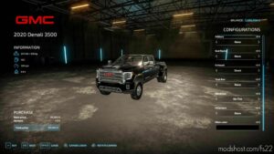 FS22 Car Mod: GMC Denali 3500 V1.2 (Image #4)