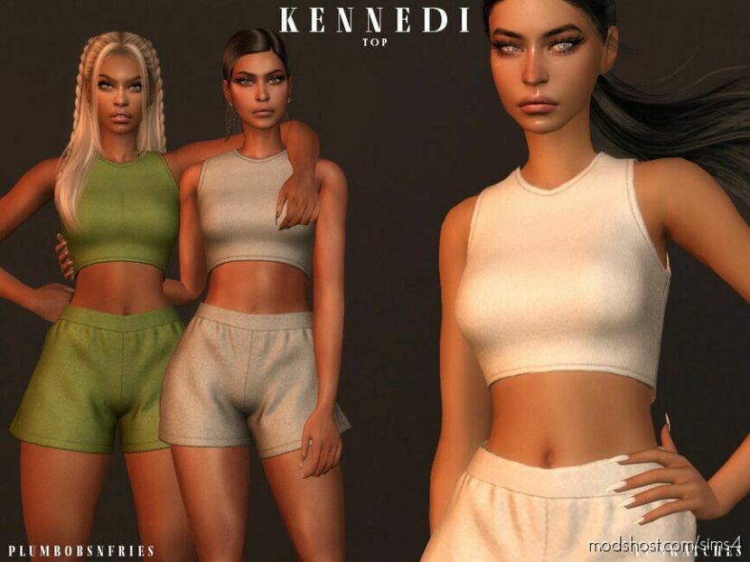 Sims 4 Teen Clothes Mod: Kennedi SET (Featured)