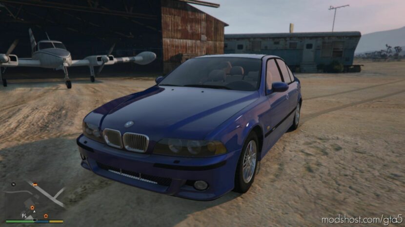 GTA 5 BMW Vehicle Mod: M5 E39 Add-On | Vehfuncs V (Featured)