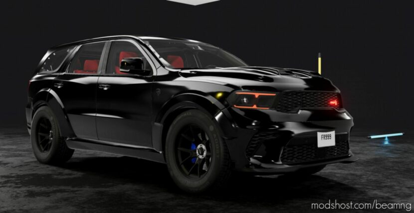 BeamNG Dodge Car Mod: 2018-2021 Dodge Durango SRT W.I.P 0.29 (Featured)