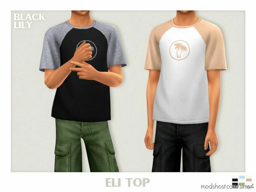 Sims 4 Everyday Clothes Mod: ELI TOP (Featured)