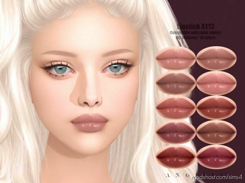 Sims 4 Lipstick Makeup Mod: A113 (Featured)