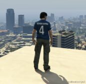 GTA 5 Player Mod: Messi, Mbappe, Neymarjr, Ramos, Hakimi 2022/2023 T-Shirts For MP Male (Image #5)