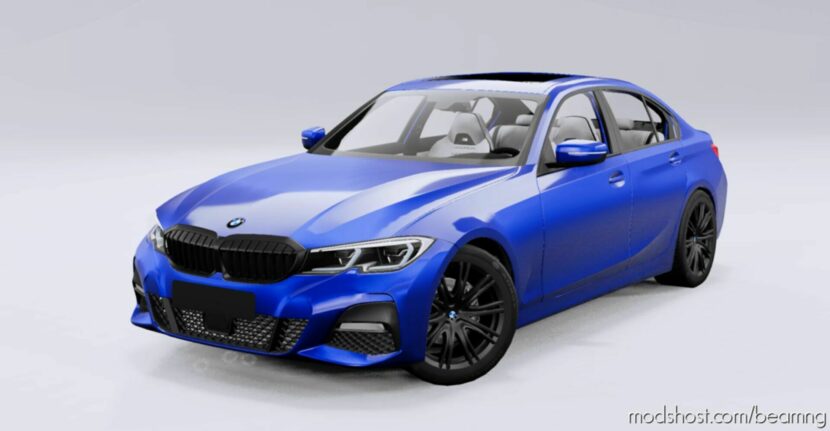 BeamNG BMW Car Mod: 3-Series G20 Free 0.29 (Featured)