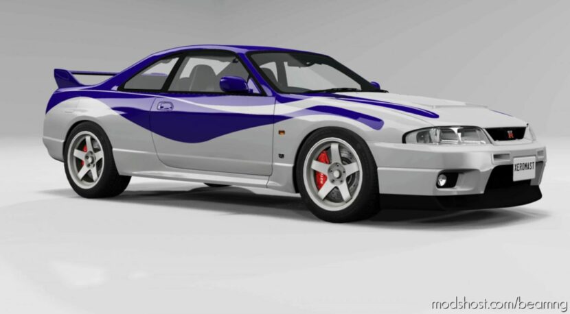 BeamNG Nissan Car Mod: Skyline GTR R33 0.29 (Featured)