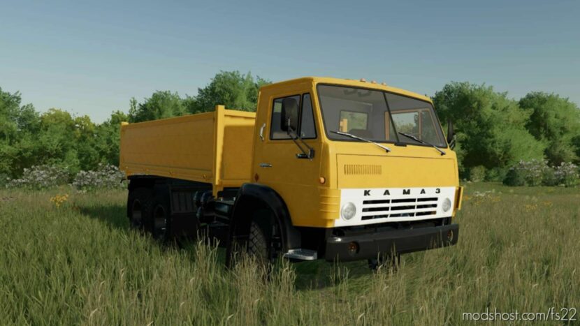 FS22 Kamaz Mod: Grain Truck V1.0.1.5 (Featured)