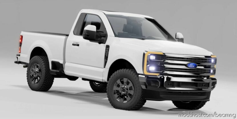 BeamNG Ford Car Mod: 2023 Ford Superduty F350/F450 0.29 (Featured)