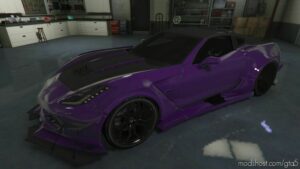 GTA 5 Corvette Vehicle Mod: Chevrolet Corvette C7 Kaleem (Featured)