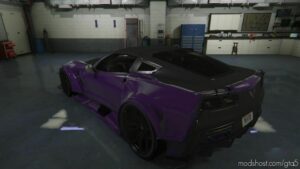 GTA 5 Corvette Vehicle Mod: Chevrolet Corvette C7 Kaleem (Image #3)