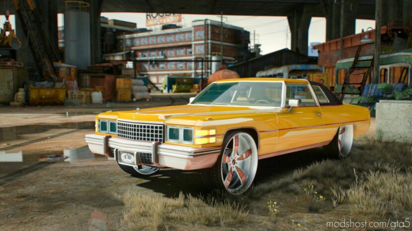 GTA 5 Vehicle Mod: Cadillac Deville 1974 Donk (Featured)