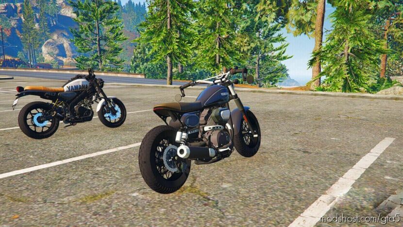 GTA 5 Yamaha Vehicle Mod: 2017 Yamaha SCR950 (Custom Scrambler Build) (Featured)