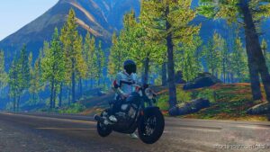 GTA 5 Yamaha Vehicle Mod: 2017 Yamaha SCR950 (Custom Scrambler Build) (Image #2)