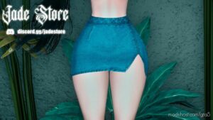 GTA 5 Player Mod: Jeans Skirt (Image #2)