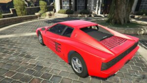 GTA 5 Ferrari Vehicle Mod: Testarossa 512TR 1991 (Image #3)