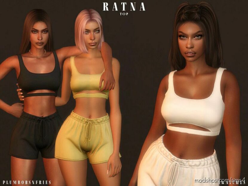 Sims 4 Teen Clothes Mod: Ratna SET (Featured)