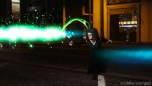 GTA 5 Player Mod: Bellatrix Lestrange From Harry Potter Add-On PED (Image #3)