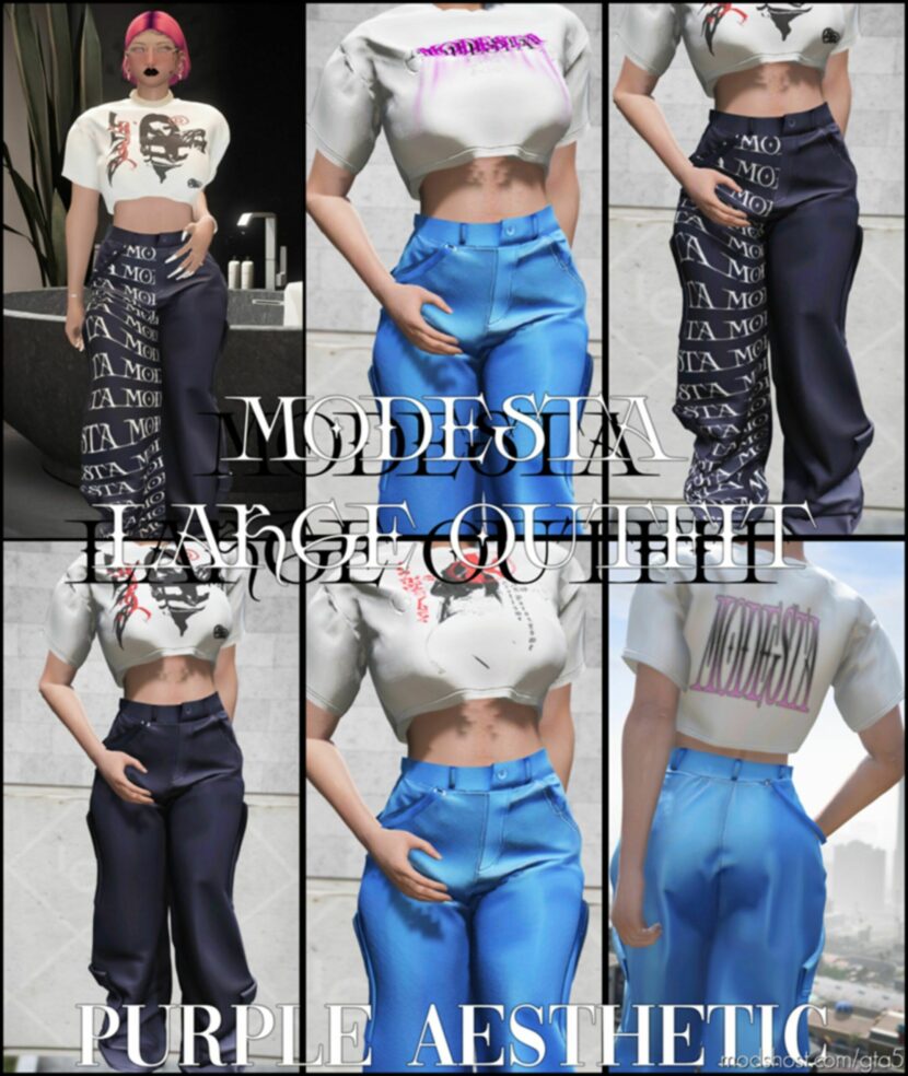 GTA 5 Player Mod: Modesta – Free SET (Featured)