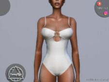 Sims 4 Female Clothes Mod: Summer In Mykonos – Swimsuit IV (Image #2)