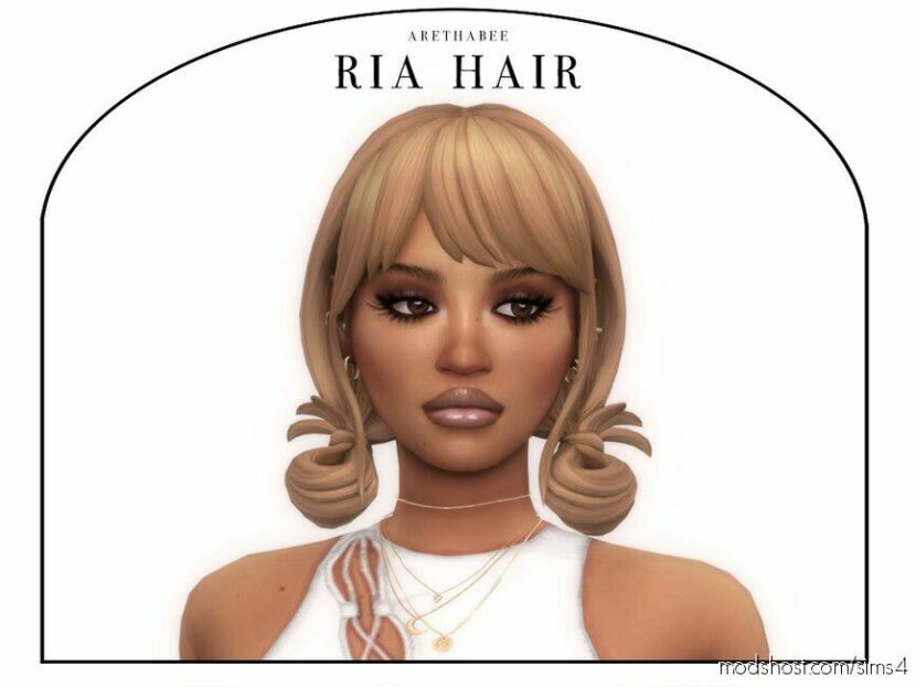 Sims 4 Female Mod: RIA Hair (Patreon) (Featured)