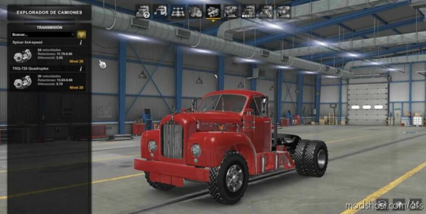 ATS Mack Part Mod: Twin Stick Transmissions For Renenate’s Mack B61 Truck 1.47 (Featured)