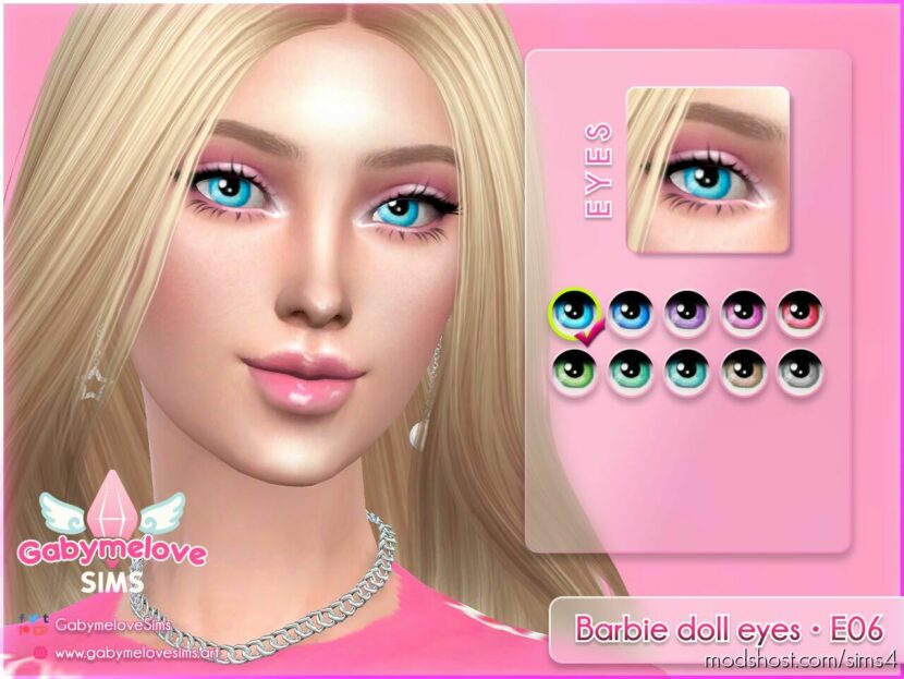 Sims 4 Mod: Barbie doll eyes • E06 (Featured)