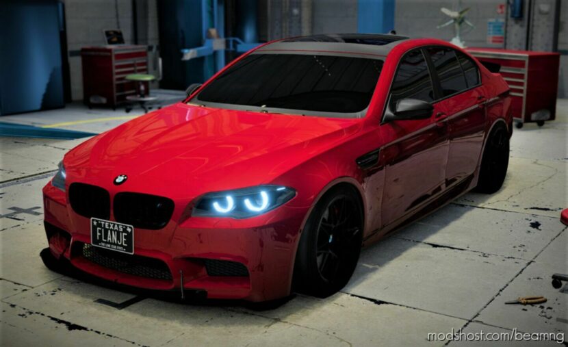 BeamNG BMW Car Mod: M5 F10 Revamped 0.29 (Featured)