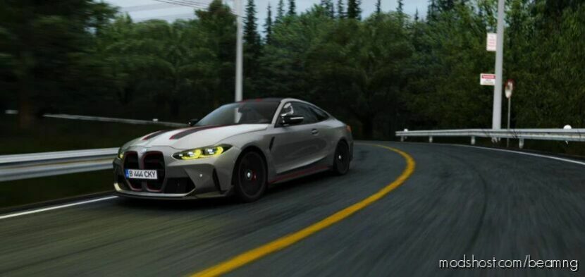 BeamNG BMW Car Mod: G80 M4 Competition V2.0 0.29 (Featured)