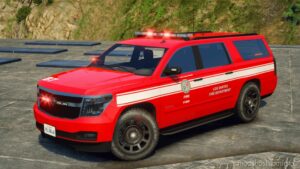 GTA 5 Vehicle Mod: Lsfd Declasse Granger 3600LX Add-On | Sp/Fivem | Optional DLS V1.2 (Image #5)