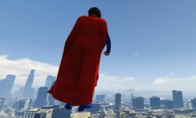 GTA 5 Player Mod: Supergirl Deluxe Addon PED (Image #2)