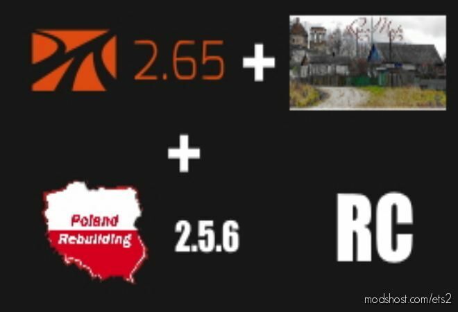 ETS2 Poland Mod: Rebuilding + Promods + Rusmap Road Connection (Featured)