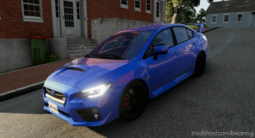 BeamNG Subaru Car Mod: WRX STI 2.1 Update 0.29 (Featured)